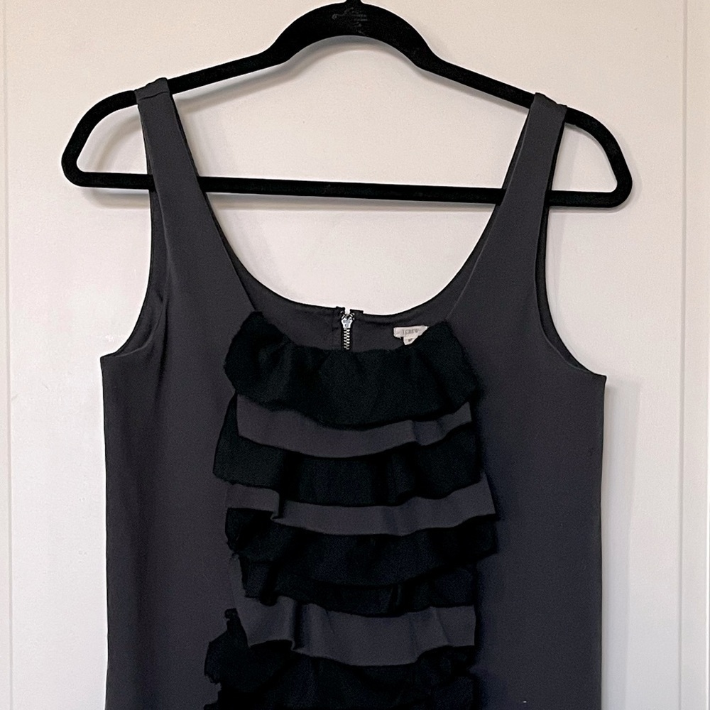 J. Crew Ruffle Tank Dress